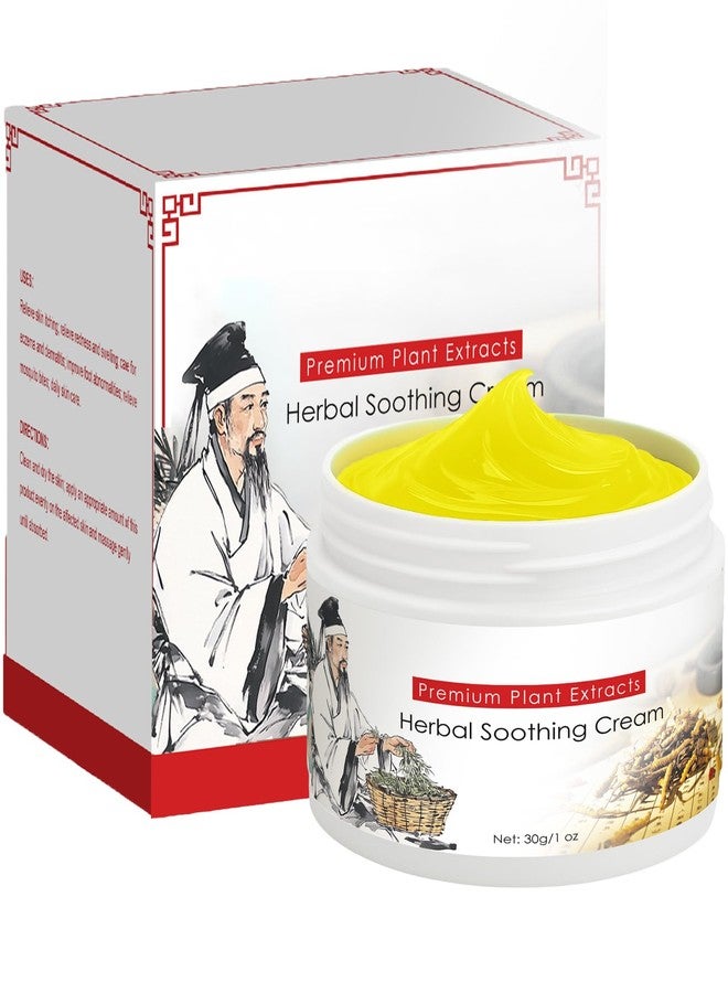 Bruiseweed All Natural Herbal Soothing Cream, Chinese-Herbal Relief Balm for Body Care, Ointment for Relieves Dry Skin, Soothing Skin | Relieves Itching, Rich in Menthol, Calendula & Dendrobium - Image 1